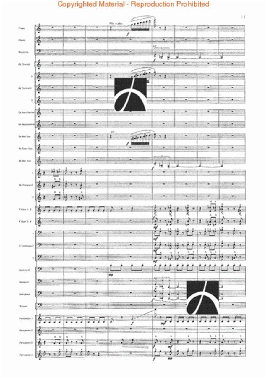 Spartacus Spartacus Concert Band scores gallery preview page 12