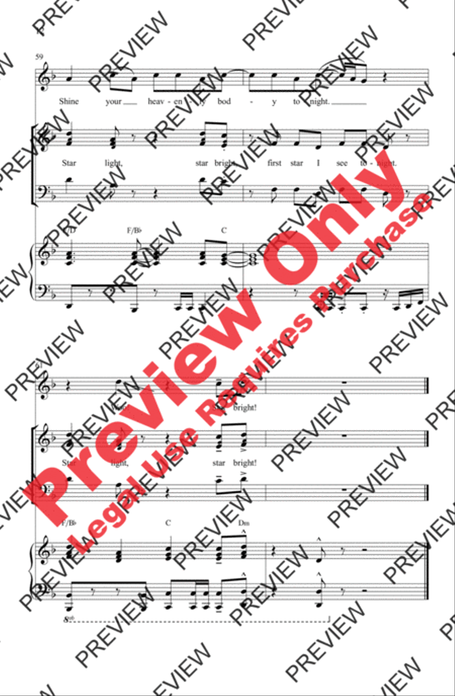 Lucky Star Lucky Star 3-Part scores gallery preview page 12