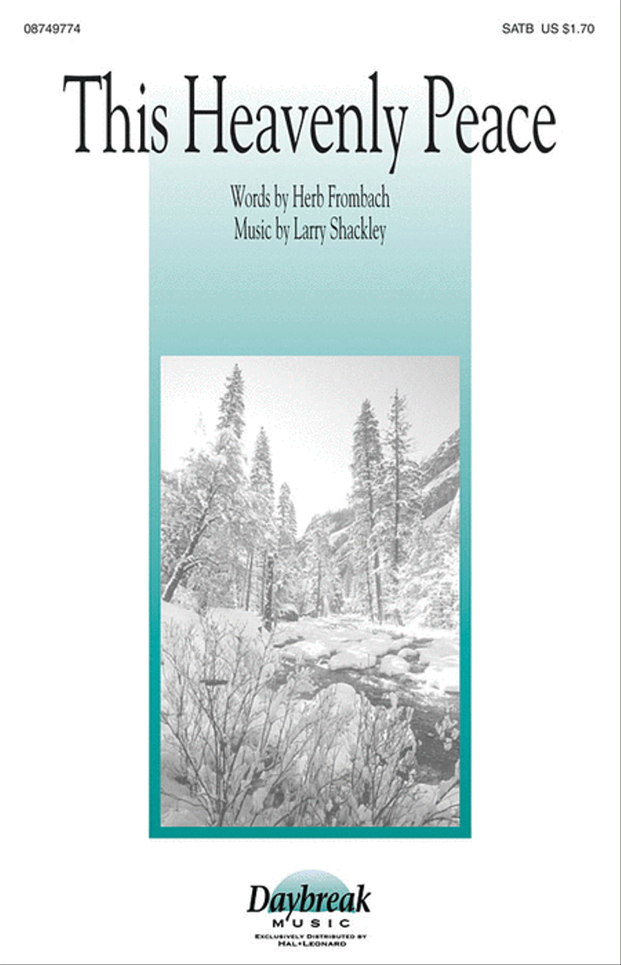 This Heavenly Peace 4-Part scores gallery preview page 1