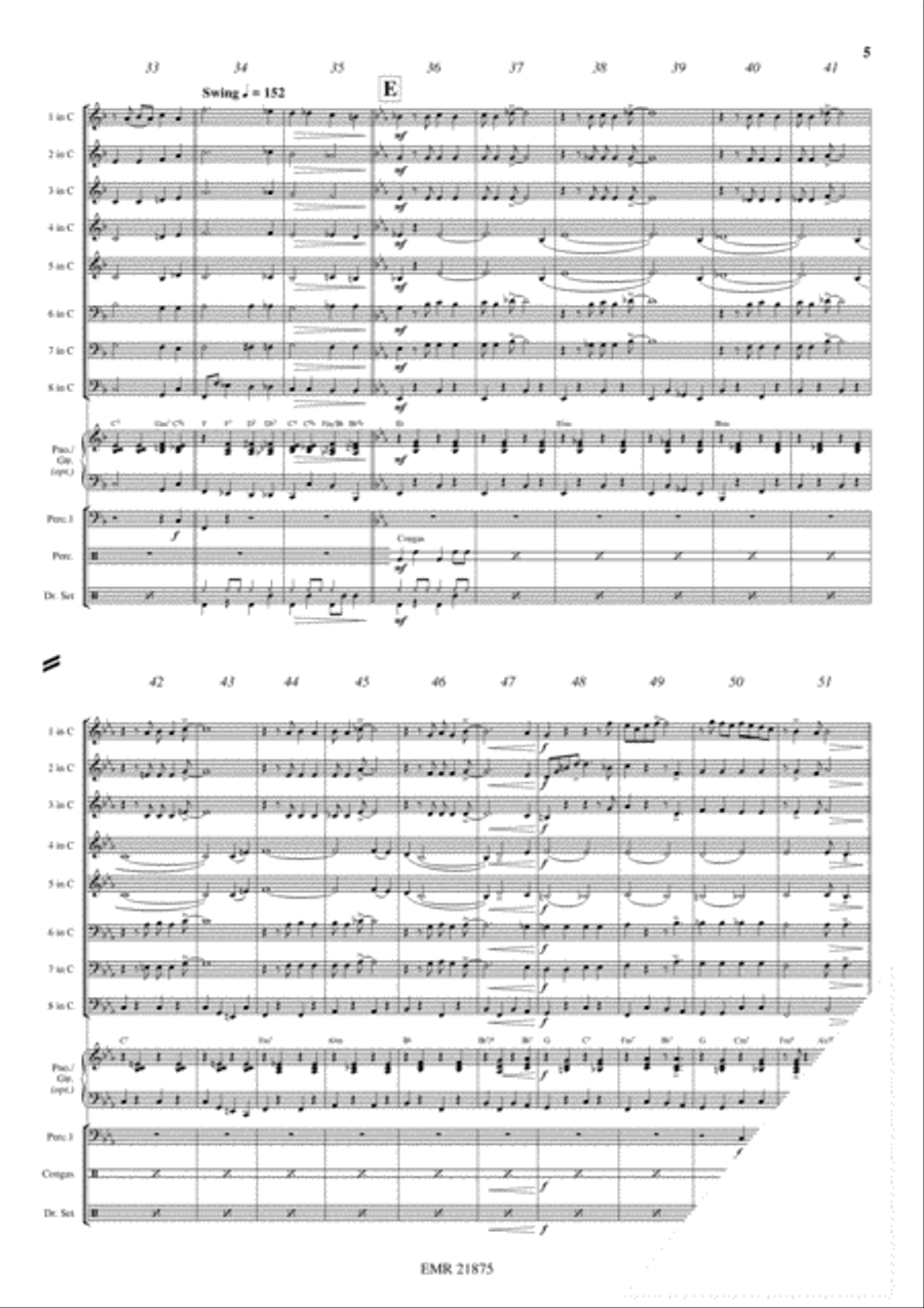 The Man I Love Concert Band scores gallery preview page 5