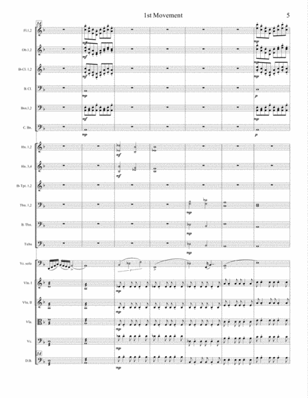 Cello Concerto (score only)