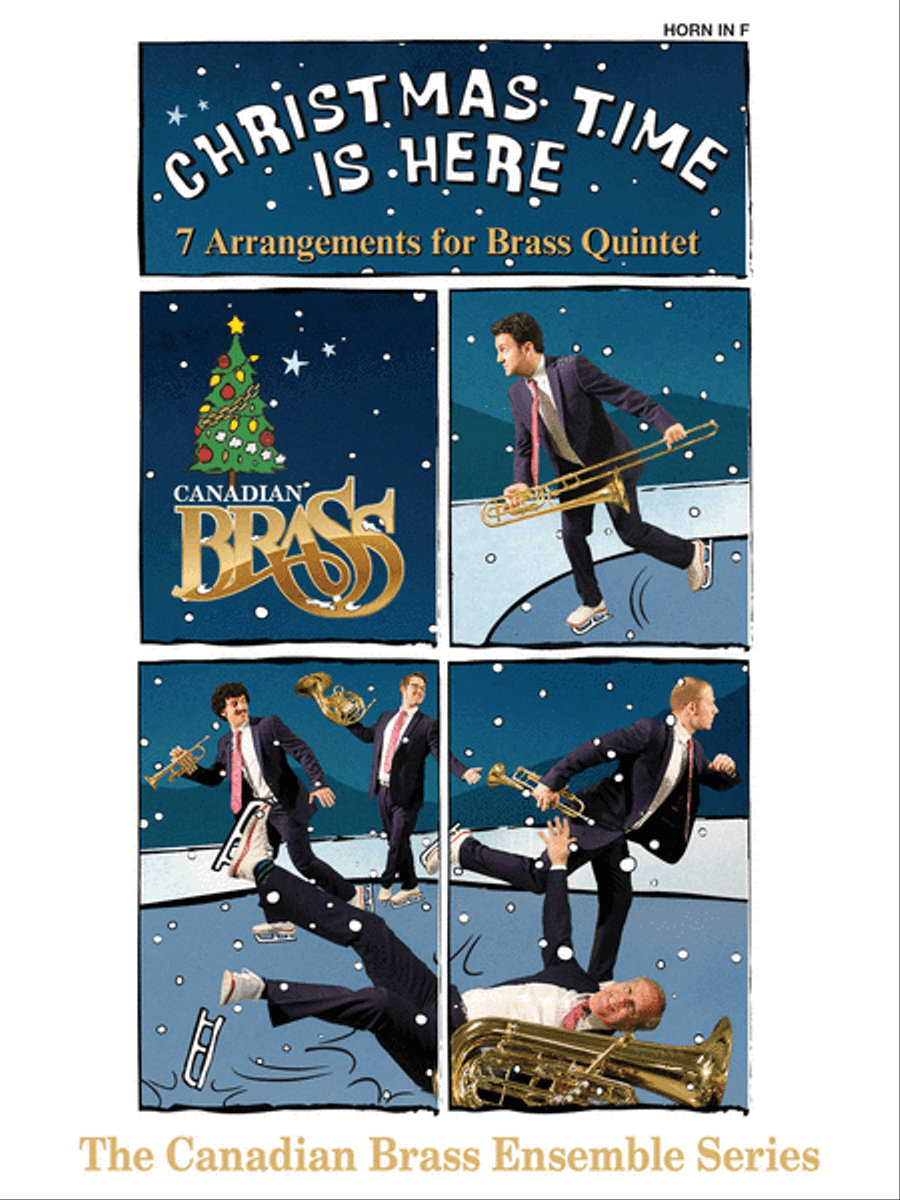 Christmas Time Is Here Brass Quintet scores gallery preview page 1