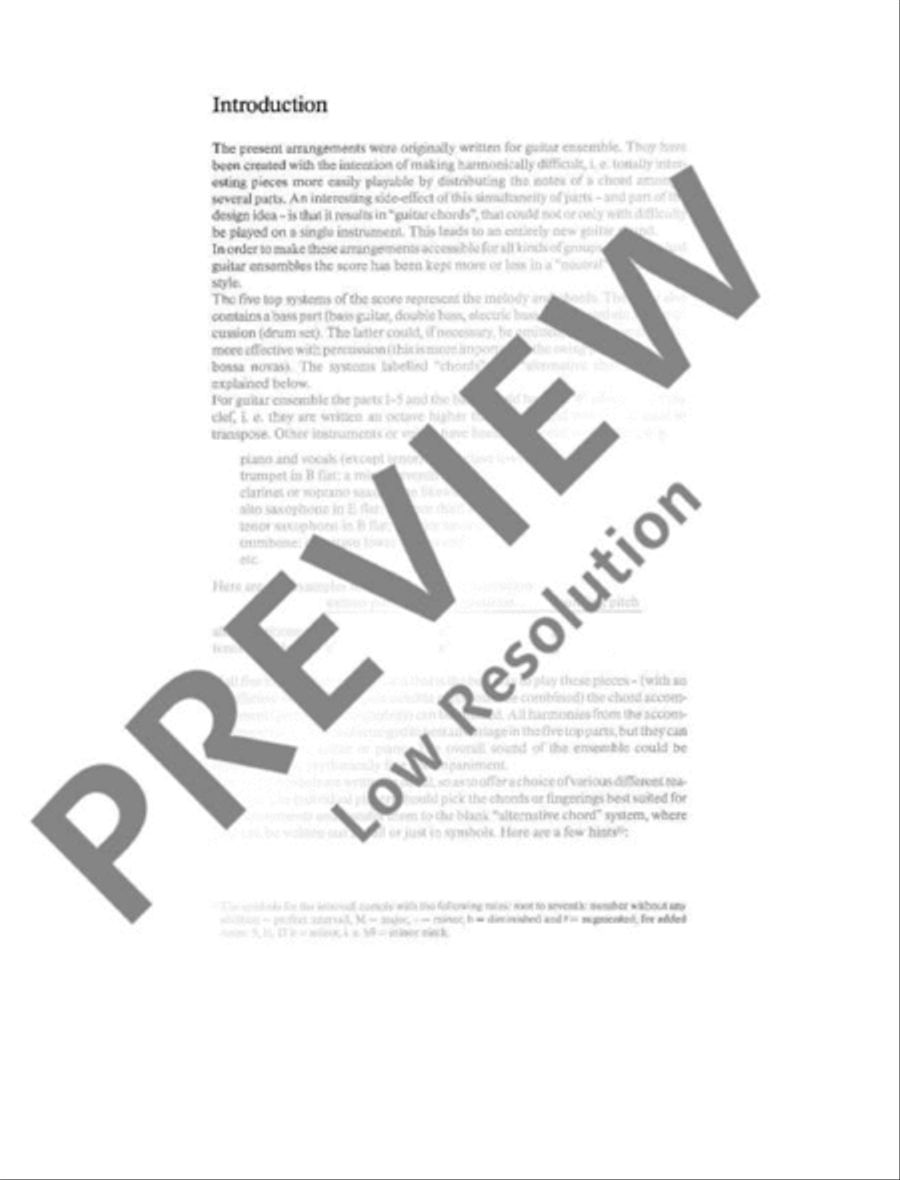 Play Swing for instrumental groups Guitar Ensemble scores gallery preview page 11