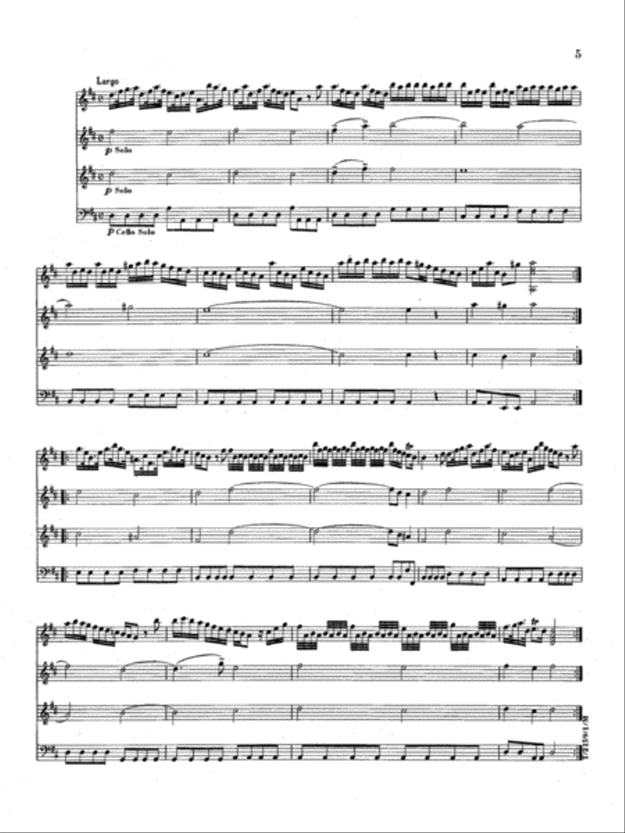 Concerto in D Major for Guitar and Orchestra (Full Score and Parts) Orchestra scores gallery preview page 3