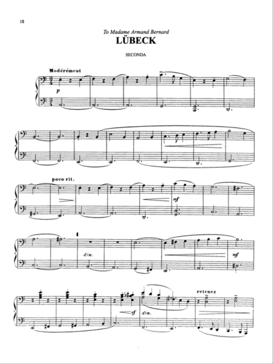 Schmitt: Reflections of Germany, Op. 28 Piano Duet scores gallery preview page 1