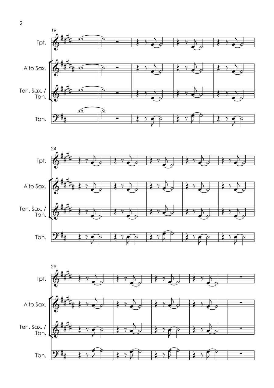 634-5789 Tenor Saxophone scores gallery preview page 6