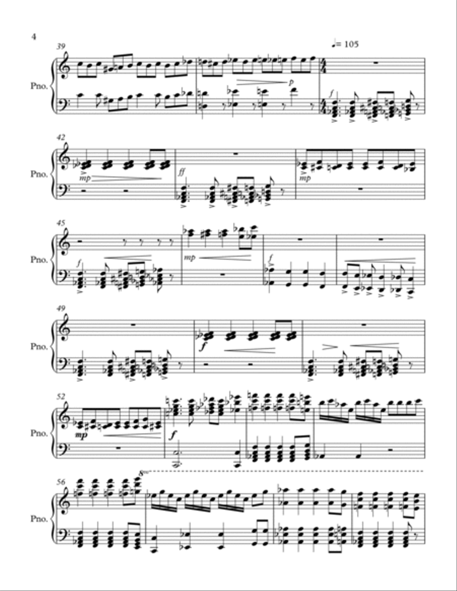 Night Terrors Piano Solo scores gallery preview page 4