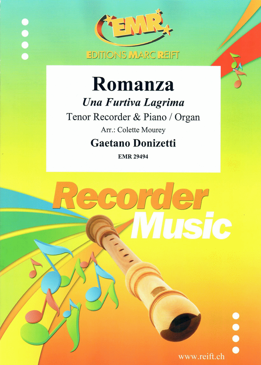 Romanza Romanza Tenor Recorder scores gallery preview page 1