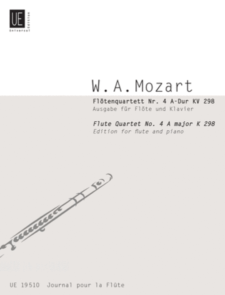 Flute Quartet 4, A Maj, Arr. F