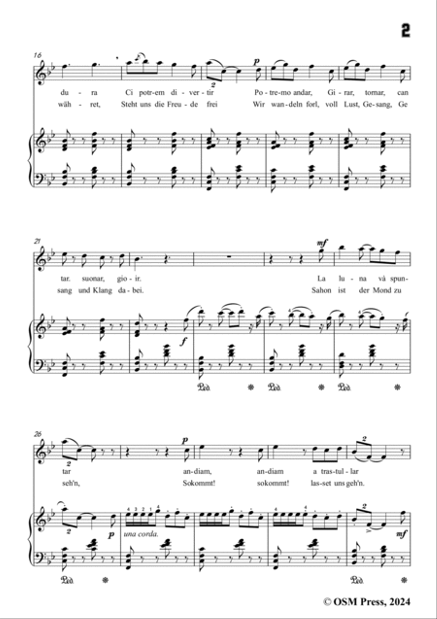 Paladilhe-Mandolinata( Souvenir de Rome),in B flat Major Voice scores gallery preview page 3