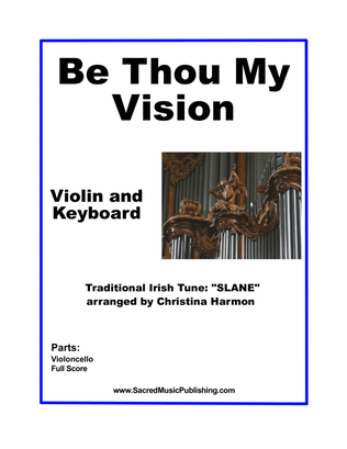 Book cover for Be Thou My Vision - Violin and Keyboard