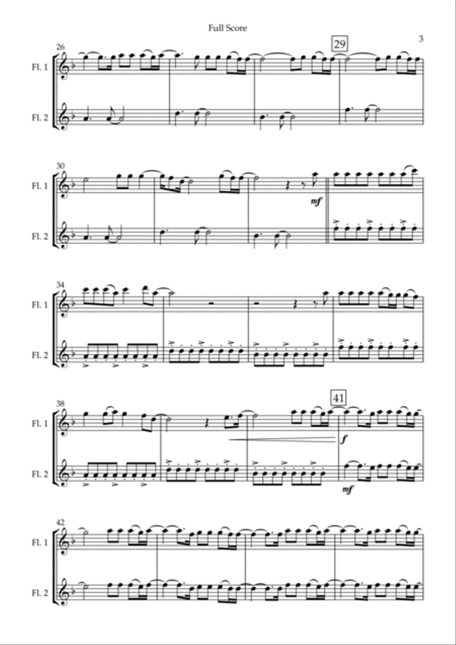 You Say Woodwind Duet scores gallery preview page 3
