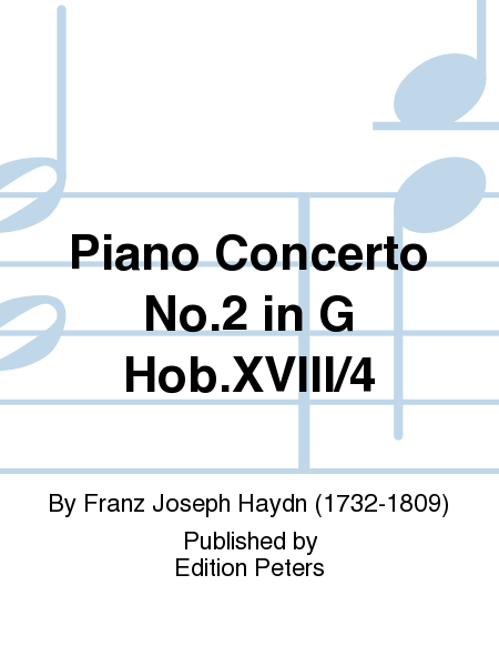 Piano Concerto No.2 in G Hob.XVIII/4