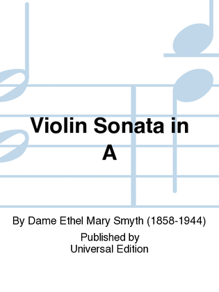 Violin Sonata In A