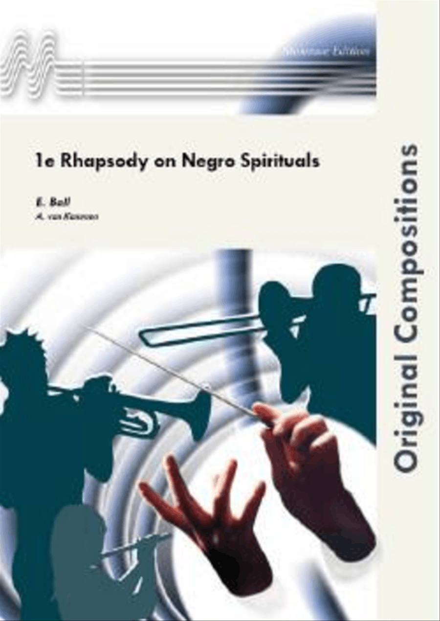 1e Rhapsody on Negro Spirituals Concert Band scores gallery preview page 1
