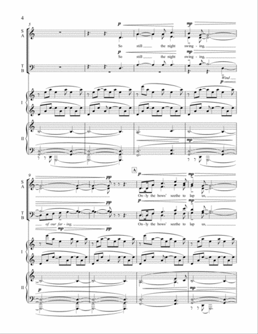 American Triptych: III. Mariner's Carol (Downloadable Piano/Choral Score)