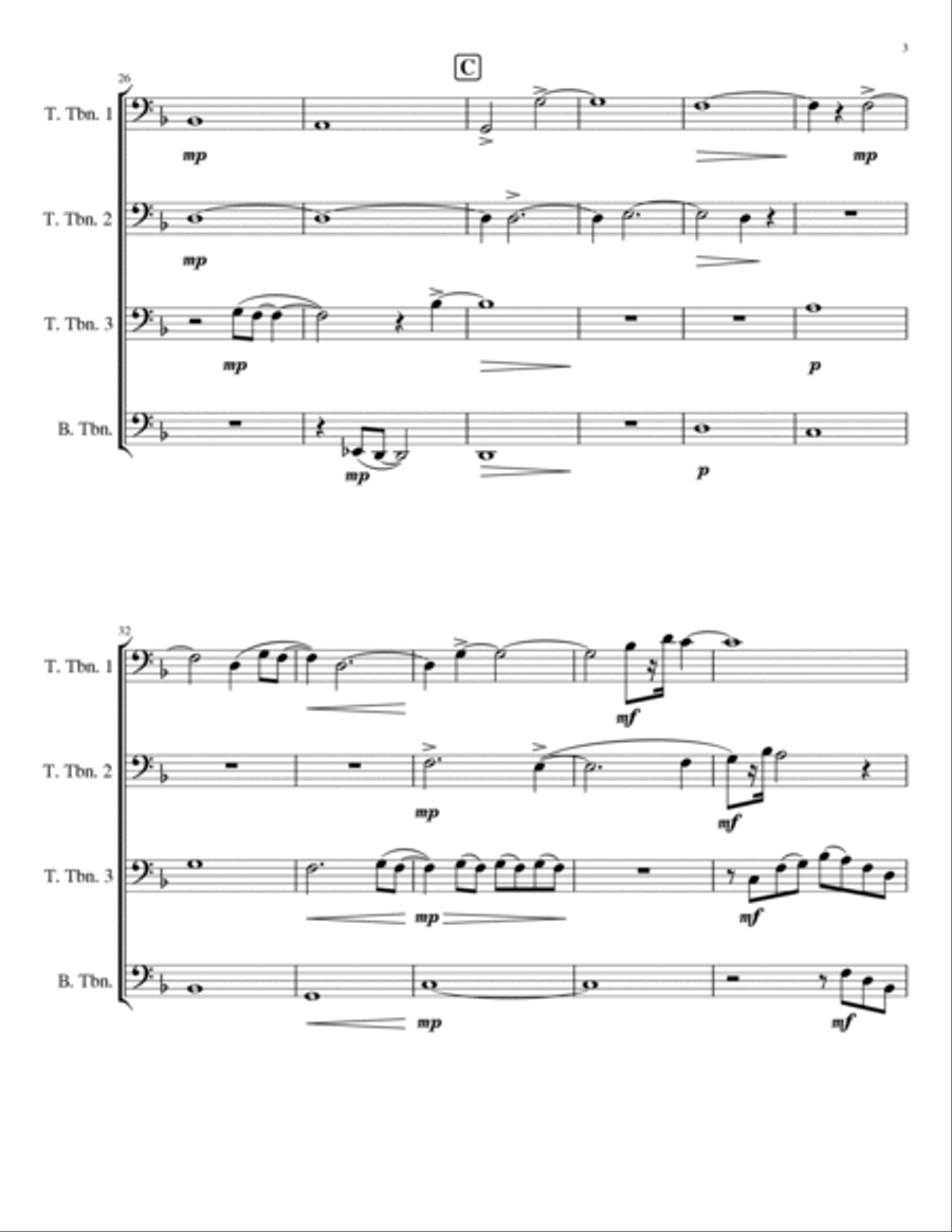 Rejuvenation Brass Ensemble scores gallery preview page 4