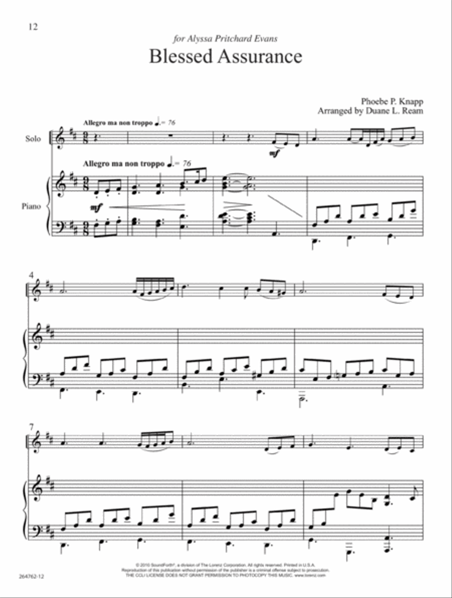 More Love to Thee Violin Solo scores gallery preview page 7