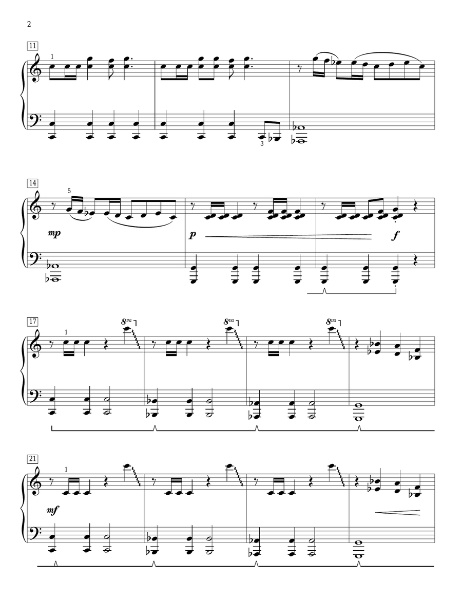Stunt Double Stunt Double Piano Method scores gallery preview page 2