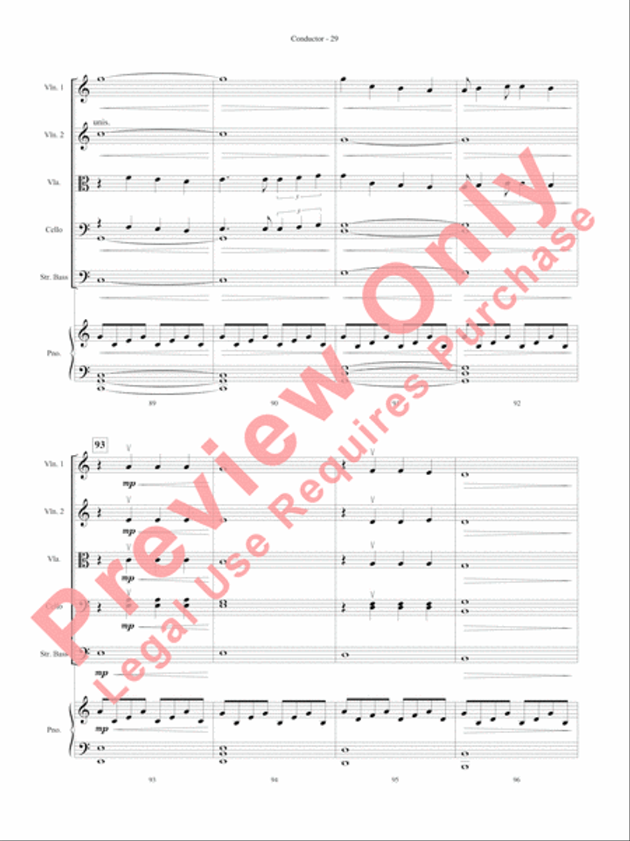 Great Movie Themes Great Movie Themes String Orchestra scores gallery preview page 30