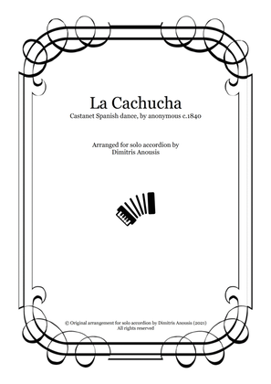Book cover for La Cachucha (castanet spanish dance) - Amazing solo accordion arrangement
