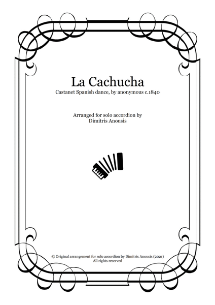 La Cachucha (castanet spanish dance) - Amazing solo accordion arrangement image number null