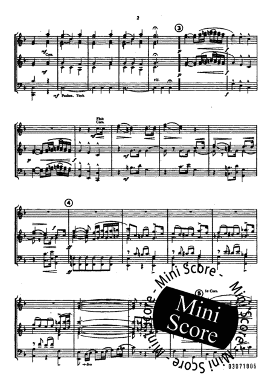 Zemire et Azor Concert Band scores gallery preview page 6