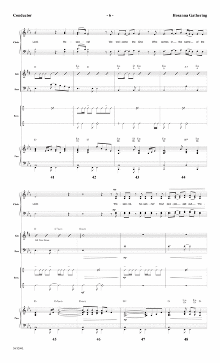 Hosanna Gathering - Rhythm Score and Parts image number null