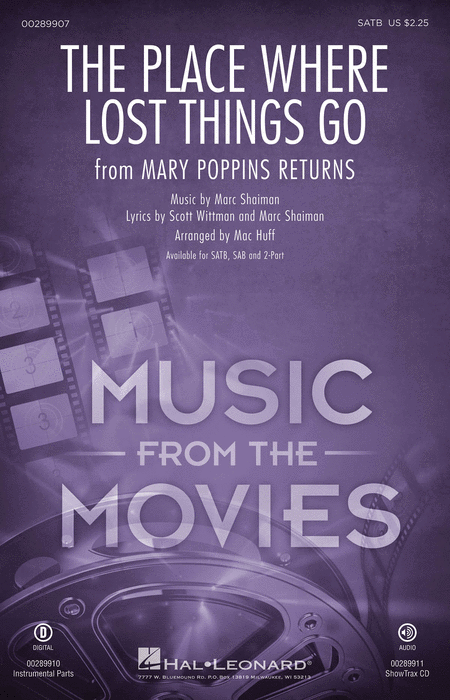 The Place Where Lost Things Go (SATB Choir)