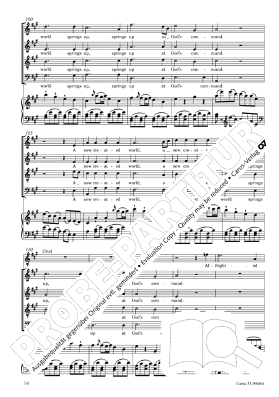 The Creation 4-Part scores gallery preview page 15