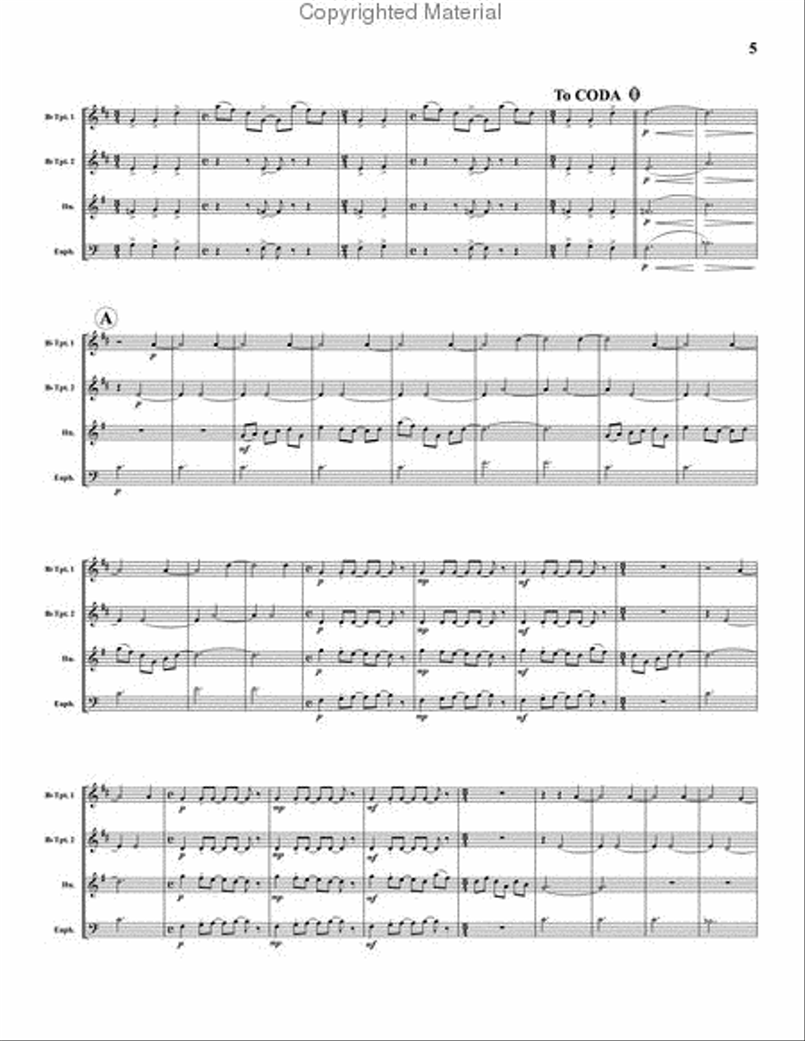 Quartet for Brass Brass Quartet scores gallery preview page 5