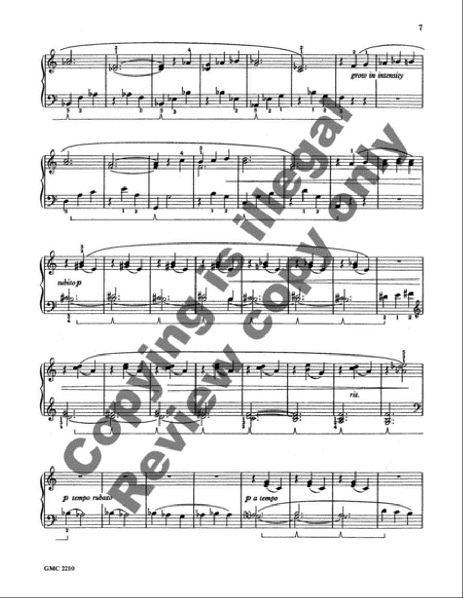 Four For Dancing Piano Solo scores gallery preview page 6