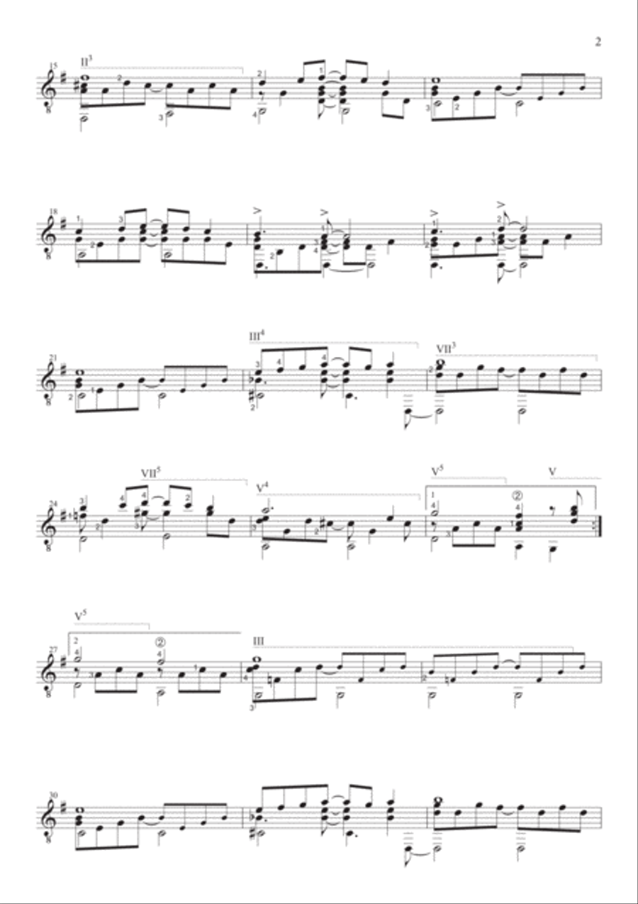 Tema Da Vitoria Tema Da Vitoria Classical Guitar scores gallery preview page 2