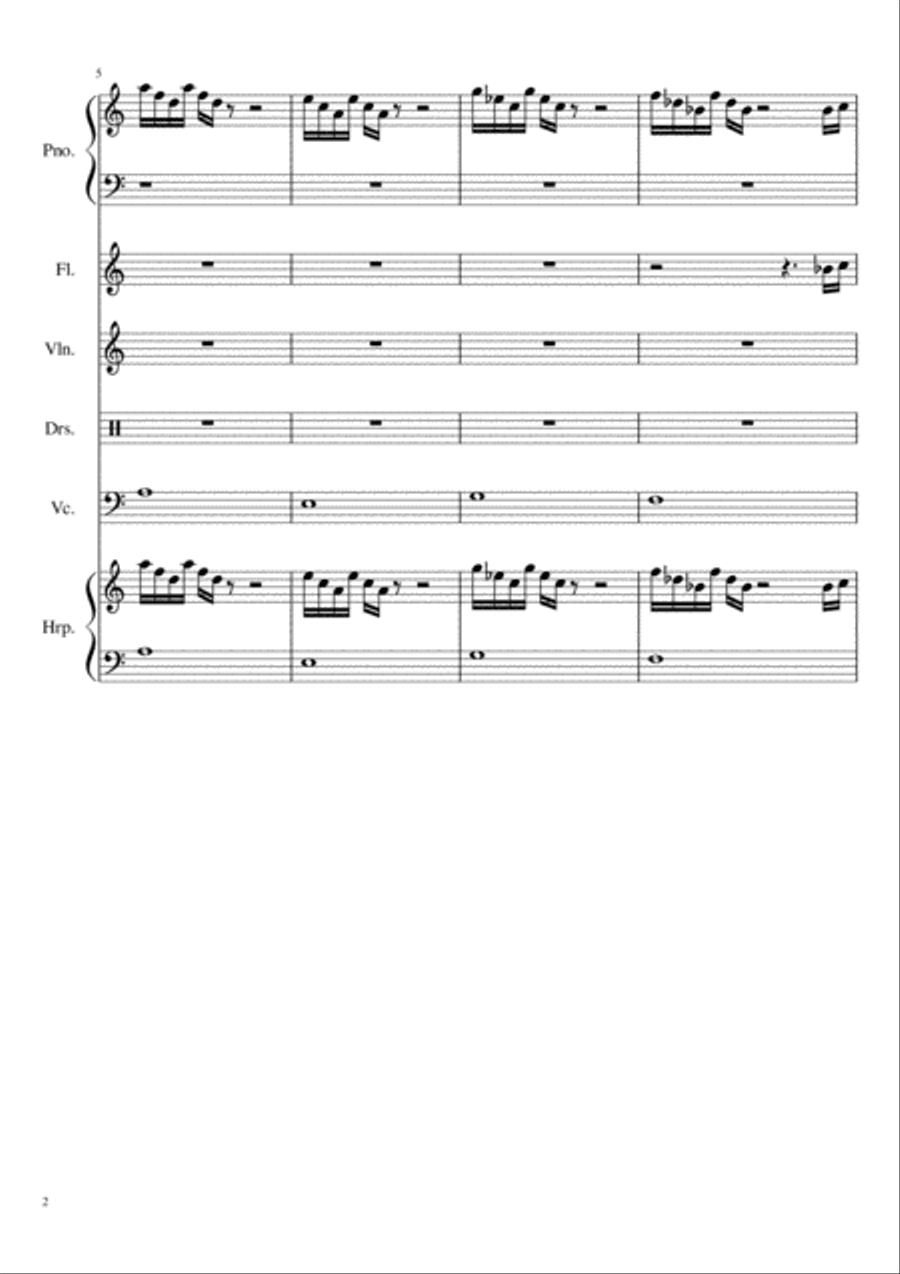 Autum Waves Autum Waves Small Ensemble scores gallery preview page 2