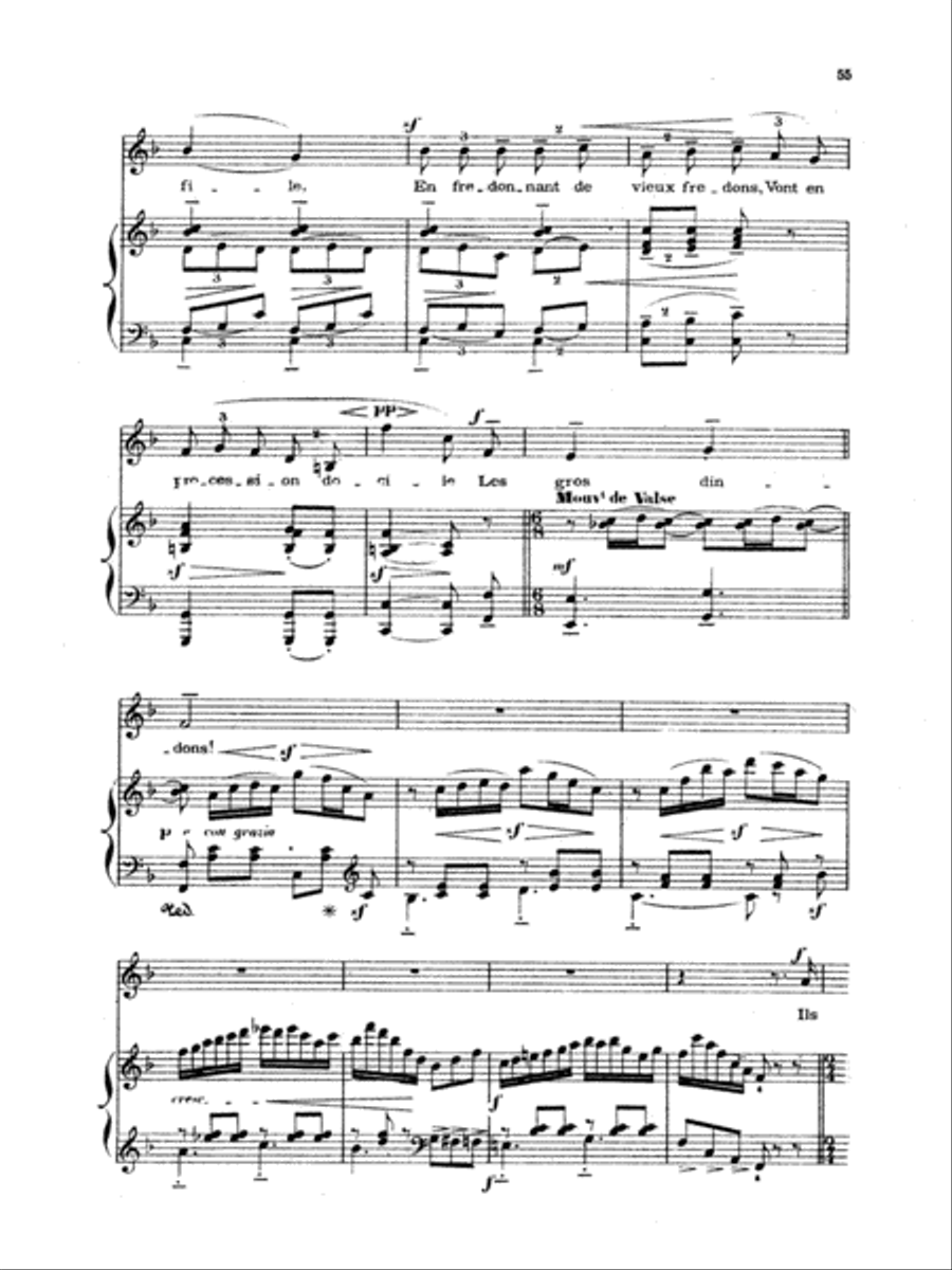 Chabrier: Recueil de Melodies Voice scores gallery preview page 2