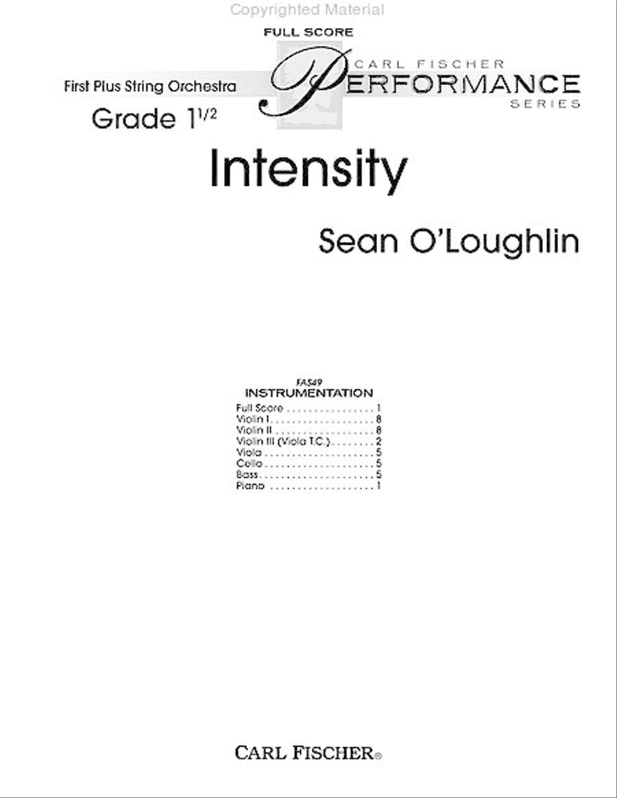 Intensity String Orchestra scores gallery preview page 2