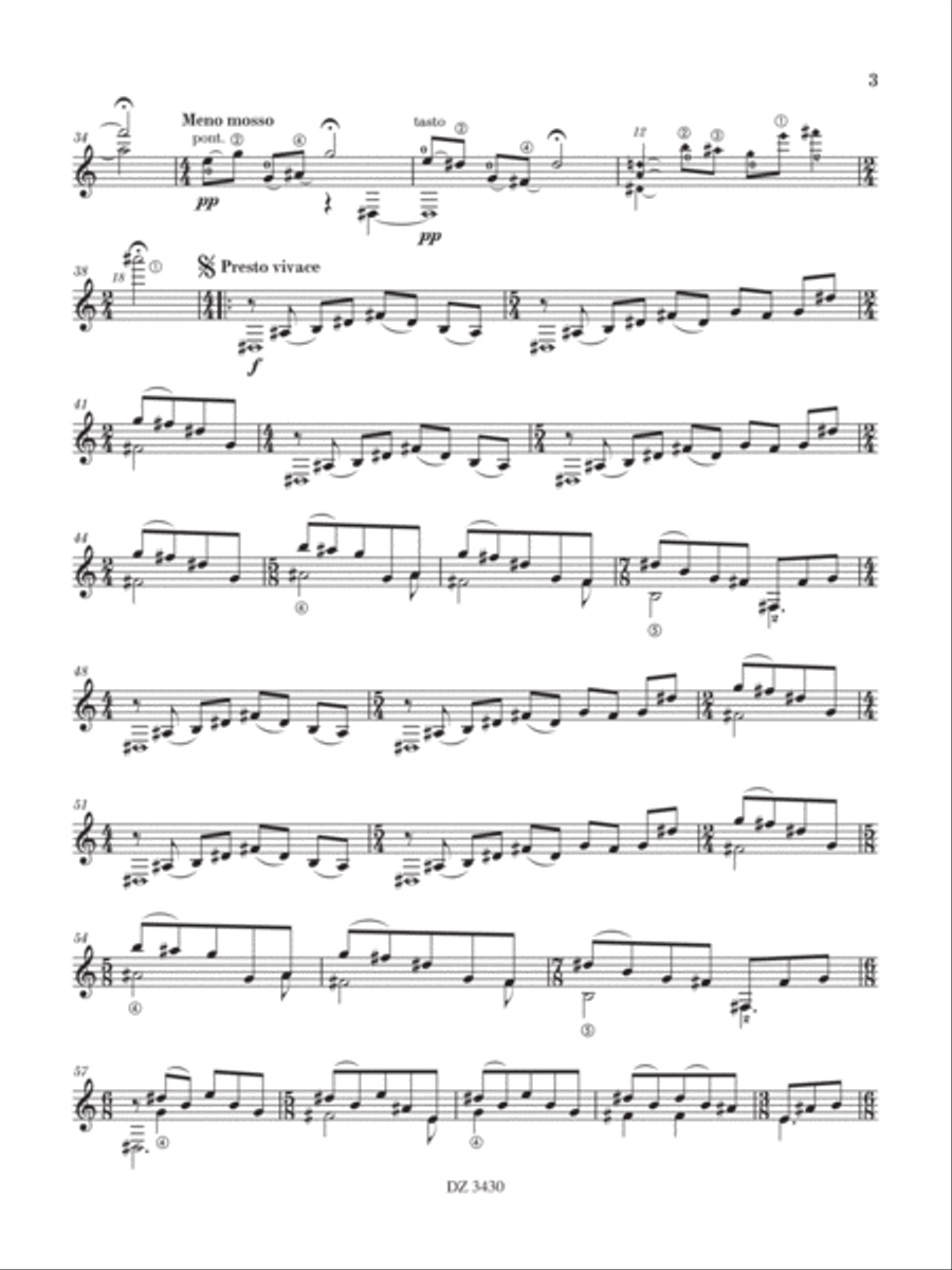 The Medusa Classical Guitar scores gallery preview page 4