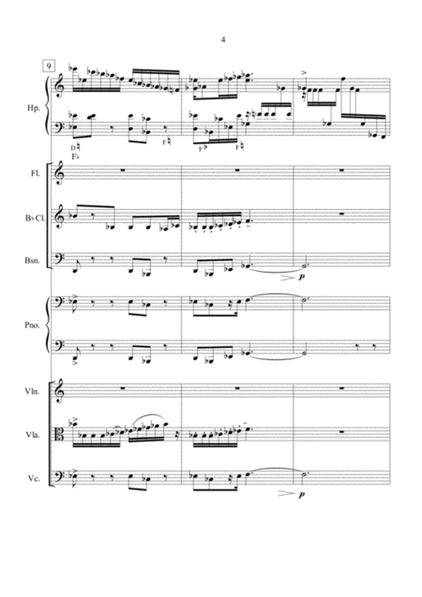 [Van de Vate] Concertino for Harp and Seven Instruments