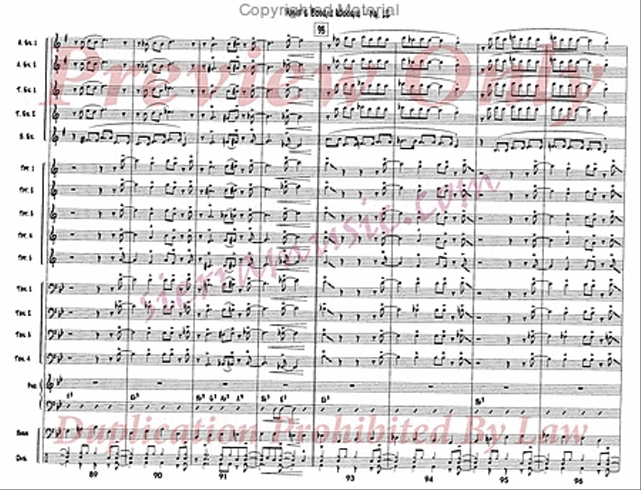 Hamp's Boogie Woogie Jazz Ensemble scores gallery preview page 13