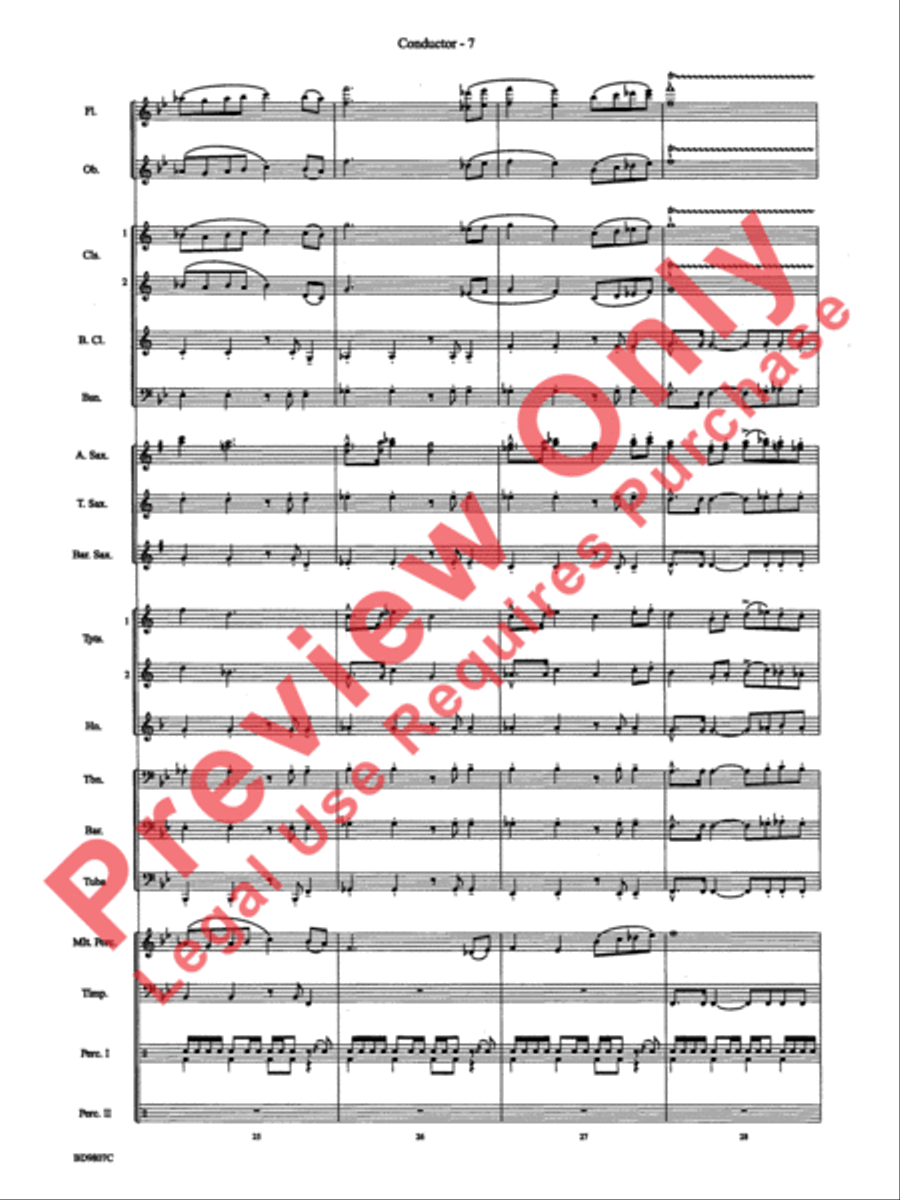Fields of Kent Concert Band scores gallery preview page 9