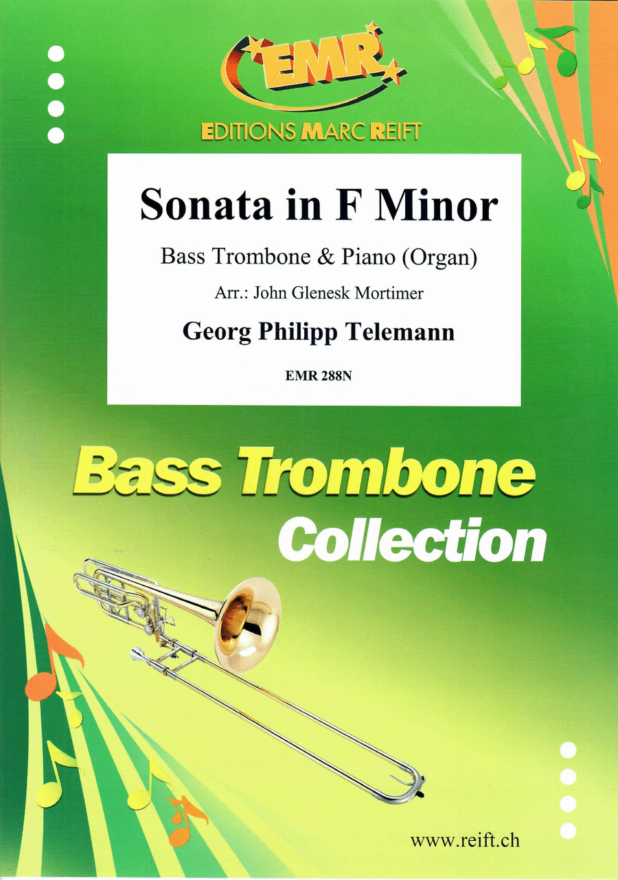 Sonata in F minor Trombone scores gallery preview page 1
