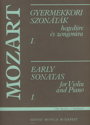 Book cover for Sonaten aus der Kinderzeit I