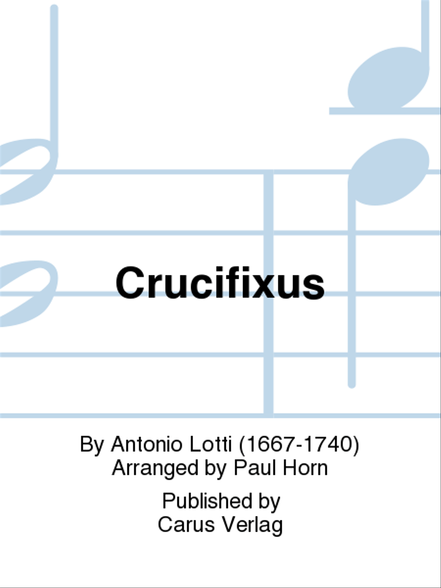 Crucifixus, SV 259 Crucifixus, SV 259 Double Bass scores gallery preview page 1