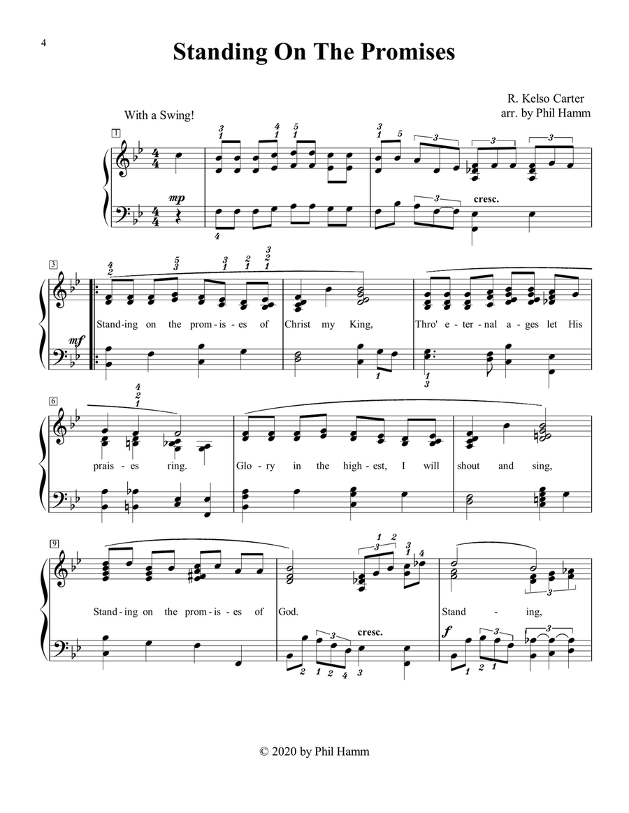 Jazzy Hymn Arrangements-Book Three-3rd Edition Piano Method scores gallery preview page 3
