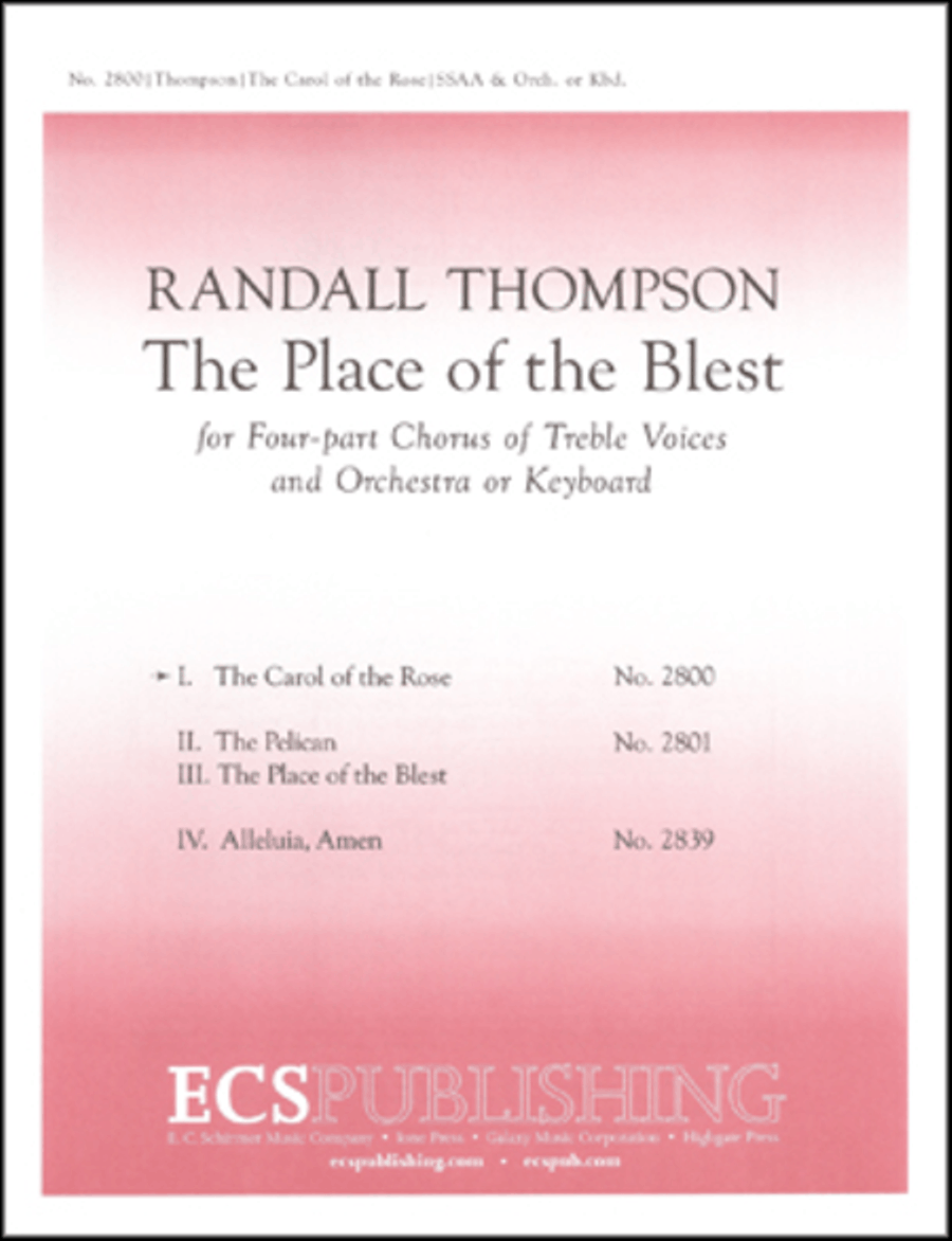 The Carol of the Rose The Carol of the Rose SSAA scores gallery preview page 1