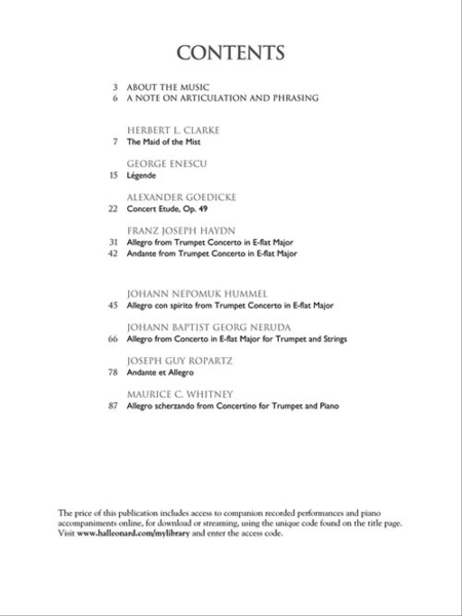 The Trumpet Collection The Trumpet Collection Trumpet Solo scores gallery preview page 3