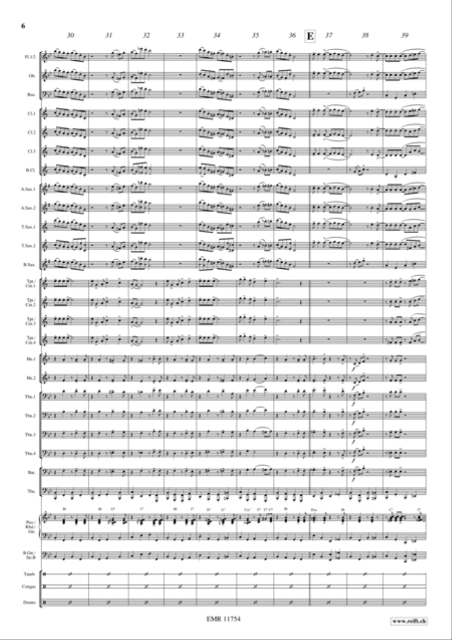 Gospel Joy Concert Band scores gallery preview page 7