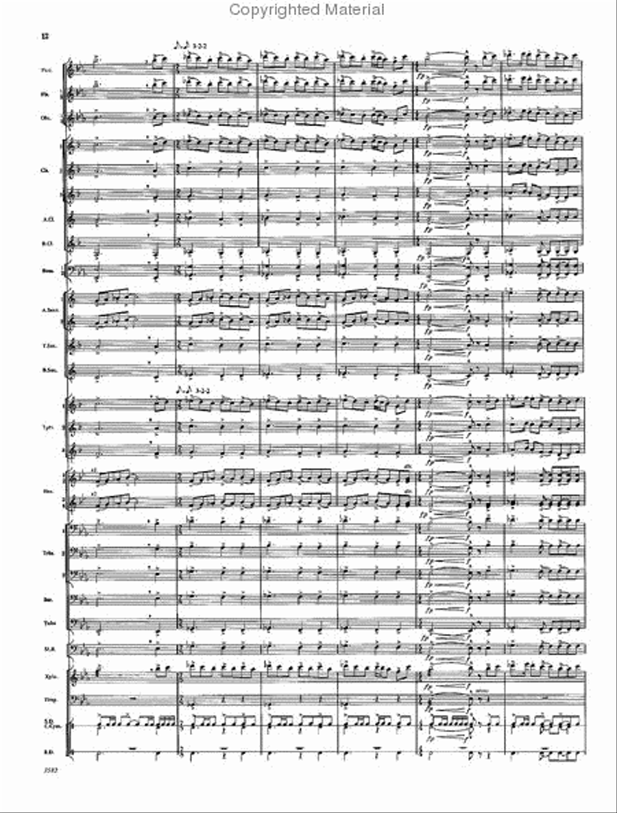 Seagate Concert Band scores gallery preview page 12