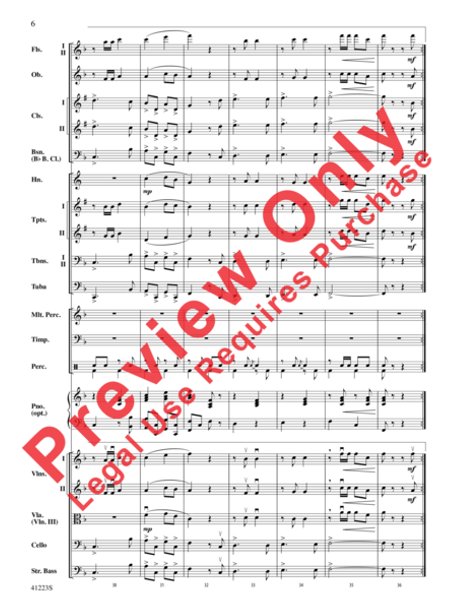 Joyful Holidays Joyful Holidays Full Orchestra scores gallery preview page 7