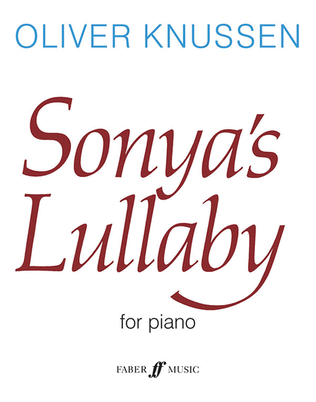 Book cover for Sonya's Lullaby